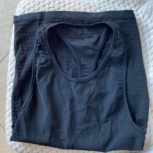 Fabletics Black Racerback Tank